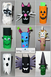 Toilet-Paper-Tube-Halloween-Character-Crafts-cardboard-tube-crafts