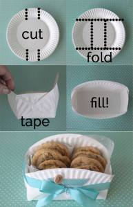 Cute way to give Christmas cookies!